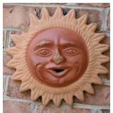 Pottery Sun Wall Hanging 11 inches