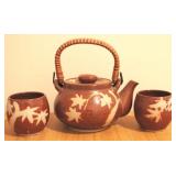3pc Oriental Tea Set