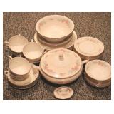 Georgian China Set - 58 pieces