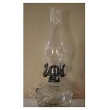Vintage finger oil lamp, 11.5"