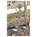 3pc Lot Metal Yard Art Items