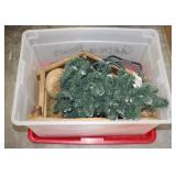 Christmas Items Plastic Tote