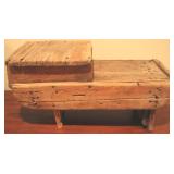 Primitive Wooden Step Stool