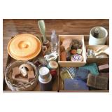 2 Tray lots assorted items