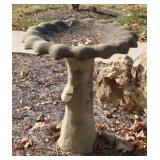 Concrete Birdbath 27 x 22 inches