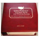 Golden Replicas of US State Birds and Flowers