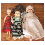 3pc Lot of Vintage Dolls