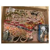 Tray Lot Costume Jewelry