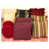 Six Pairs of Throw Pillows