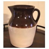 Stoneware Pitcher 9.5" Tall