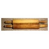 2pc Wood Rolling Pin Lot 17 Inches