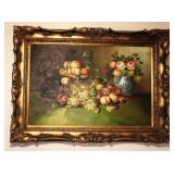 Oil on Canvas Framed 44.5 x 32.5