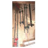 Assortment of Wood Clamps