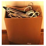 Box of Assorted Clothes Hangers