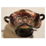 Carnival Glass Dish (AS IS) 6.5" Round