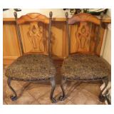 2pc Set of Chairs 38 x 22 x 19.5