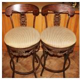 2 Stools -  39 x 17.5 x 17.5