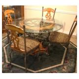 Glass Table and Chairs