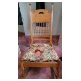 Antique Rocker 37 x 17 x 16.5