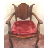 Antique Chair 33.5 x 24.5 x 18.5