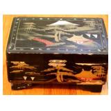 Oriental Jewelry Box 4" x 4.5" x 7"