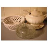 Assorted Items & Tureen w/ ladle