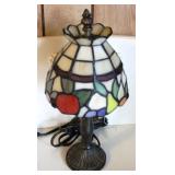 Stained Glass Lamp 11.5" Tall