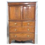 19th Century petite linen press