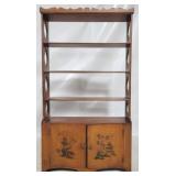 Antique Asian decorated wall shelf