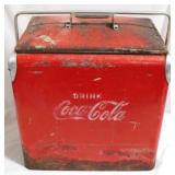 Vintage Coca-Cola Cooler - 19" x 18" x 12"