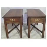 Matching pair Pennsylvania House end tables