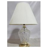 Crystal & Brass (Waterford?) Lamp, 26" tall