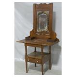 Vintage washstand with mirror