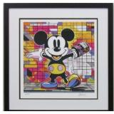 STEAMBOAT WILLIE BURST GICLEE SIGNED 16/300