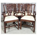 Statton set of 8 Chippendale dining chairs
