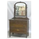Vintage dresser with tilt mirror