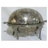 Domed revolving lid serving dish