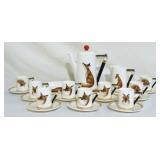 Royal Doulton Reynard the Fox demitasse set