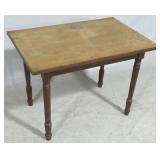 Vintage farmhouse table, 27 x 37 x 24