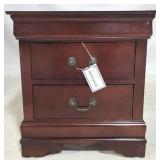 Bernards 2 drawer bedside stand