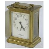 Tiffany & Co brass carriage clock