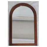 Hanging arch top mirror, 30 x 19