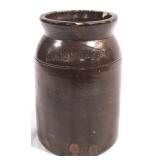 Vintage Harrisburg, PA stoneware crock