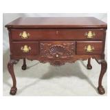 Craftique Chippendale mahogany lowboy