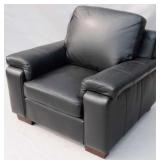 Leather arm Maxwell chair by Leather Living