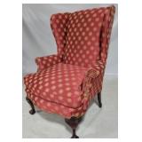Early Chippendale wing side chair