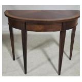 Butler Specialty inlaid demilune table