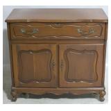 French lift top bar cabinet with key