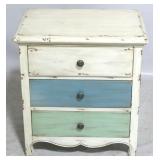 Painted 3 Drawer Stand