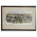 UNC framed print, 37 x 25